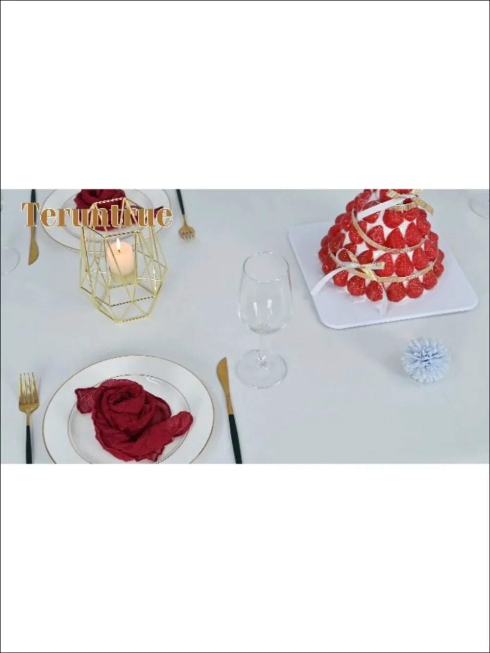 4 Pack Polyester Tablecloth 60x102 for 6 Foot Rectangle Tables Washable